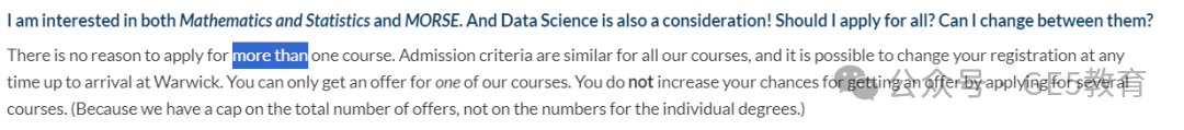 英国大学能否同时申请多个本科专业？来看看G5+“王爱曼华”是怎么回复的~(图17)