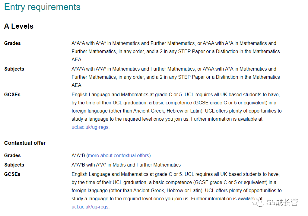 今年拿到UCL offer的学生，都有着怎样的ALevel成绩？(图4)