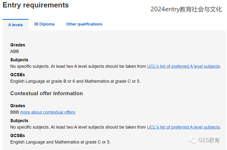 2024entry注意了！UCL这些专业突然提高A-Level/GCSE成绩要求！(图17)