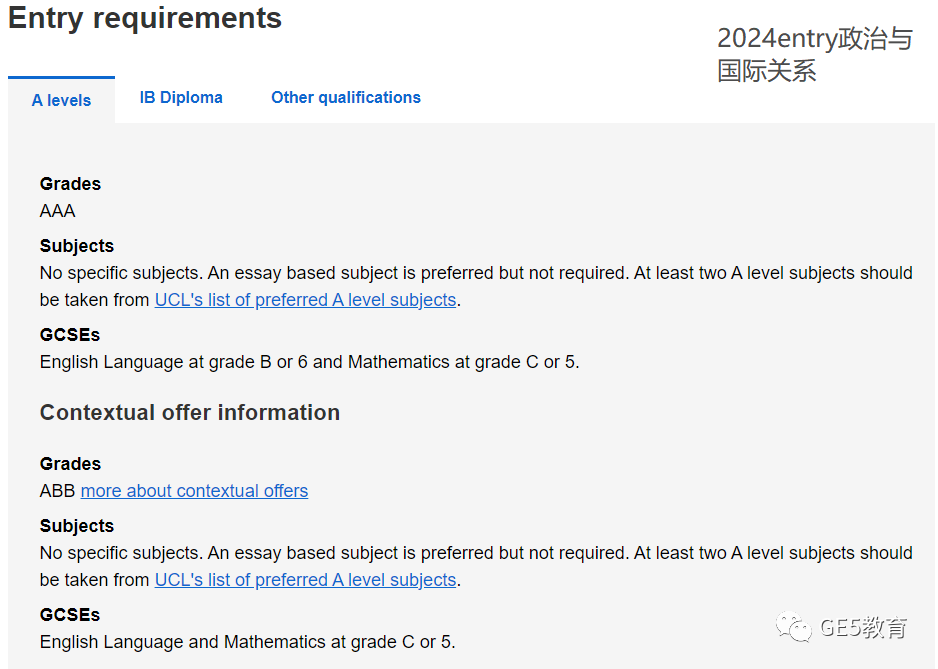 2024entry注意了！UCL这些专业突然提高A-Level/GCSE成绩要求！(图27)